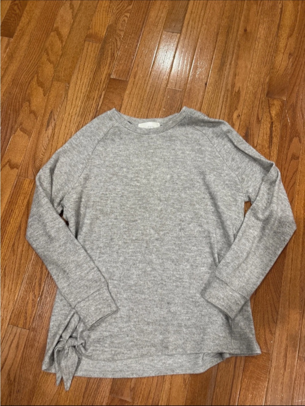 Six fifty grey fleece top
